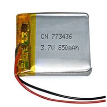 3.7V 850mAh 773436環境監測設備 聚合物鋰離子電池