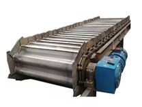 鋼筋廢料處理輸送重型鏈板輸送線不銹鋼鏈板輸送機械